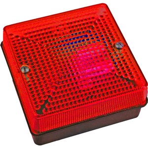 TAILLIGHT SQUARE RED COMPLETE