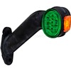 TRAILER LIGHT RUBBER ARM LED RED/GREEN AMBER LHS