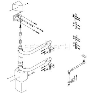 PNEUMATIC DOOR OPERATING KIT COMPLETE LHS OPENING TO REAR