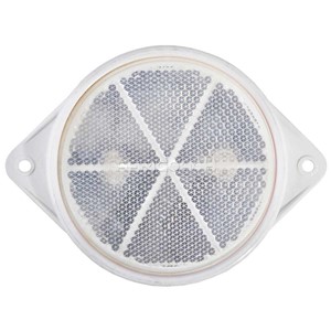 REFLECTOR ROUND PLASTIC CLEAR