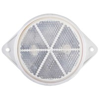 REFLECTOR ROUND PLASTIC CLEAR