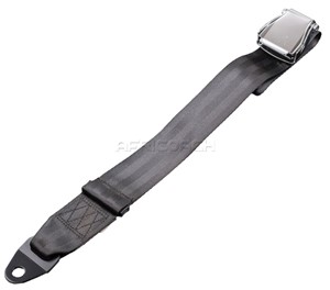 SEAT LAP BELT CHROME FEMALE