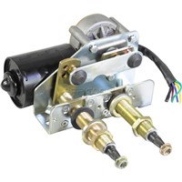 WIPER MOTOR 24V DOUBLE SHAFT 60 DEGREES RH