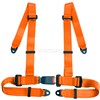 SEAT BELT HARNESS 4 POINT ORANGE