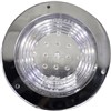 TAILLIGHT TRUCK LED METAL RED CLEAR LENS WONDERLITE