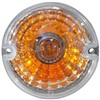 INDICATOR LIGHT ROUND RINDER AMBER WITH CLEAR LENS