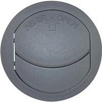 VENT ROUND DARK GREY 58mm