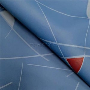 SEAT VINYL LIGHT BLUE LINES 1.4mt WIDE