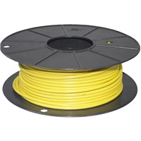 ELECTRICAL WIRE SINGLE 6.3mm YELLOW