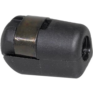 GAS STAY END FITTING 8mm PLASTIC BLACK