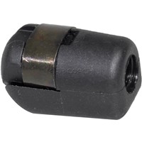 GAS STAY END FITTING 8mm PLASTIC BLACK