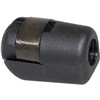 GAS STAY END FITTING 8mm PLASTIC BLACK