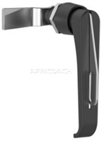 LOCK L HANDLE PADLOCKABLE BLACK 248-07