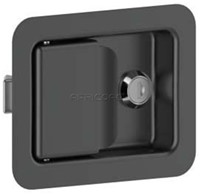 LOCK PUSH TO CLOSE LATCH STEEL BLACK KEYED ALIKE 252-2-01