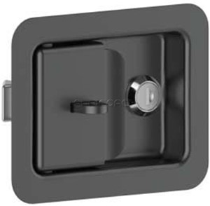 LOCK PUSH TO CLOSE LATCH PADLOCKABLE BLACK KEYED ALIKE 254-2-01