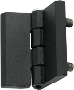 HINGE LEAF 50x50mm WITH STUDS ZINC BLACK 318-V2-1-2