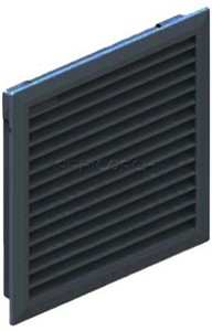 VENTILATION SHUTTER 250x250mm BLACK 701-2-6