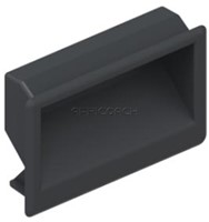 HANDLE RECESS SNAP IN POLYAMIDE BLACK 703