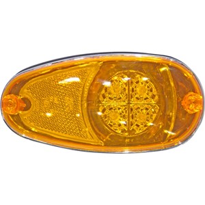 MARKER LIGHT FOR MARCOPOLO SIDE TEARDROP AMBER LED