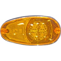MARKER LIGHT FOR MARCOPOLO SIDE TEARDROP AMBER LED