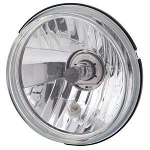 HEADLIGHT 135mm WITH PARK LIGHT CRYSTAL LENS