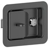 LOCK PUSH TO CLOSE LATCH PADLOCKABLE BLACK EUROKEY 254-2-03