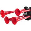 SEGER 24V QUAD AIR HORN RED 80CH2400