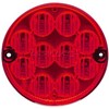 TAILLIGHT ROUND 95mm LED RED 3 PIN