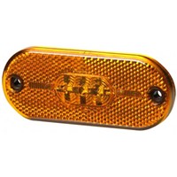 MARKER LIGHT HELLA VALUE FIT AMBER SIDE LED OVAL 108x44mm 2PS357009101