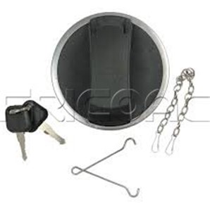 FUEL CAP 60mm SCANIA BLACK &amp; SILVER