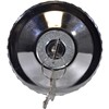 FUEL CAP 60mm SILVER 2 PIN LOCKING