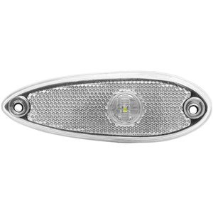 MARKER LIGHT FOR IRIZAR i6 FRONT TOP WHITE LED OVAL