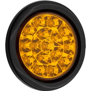TAILLIGHT TRUCK LED RUBBER AMBER SL