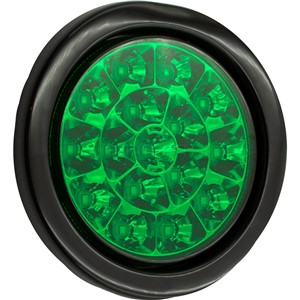 TAILLIGHT TRUCK LED RUBBER GREEN SL