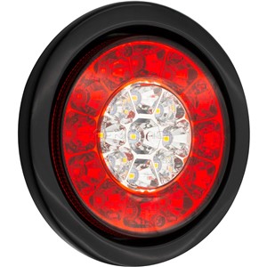 TAILLIGHT TRUCK LED RUBBER COMBO RED WHITE SL