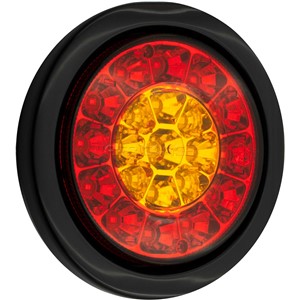 TAILLIGHT TRUCK LED RUBBER COMBO RED AMBER SL