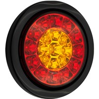 TAILLIGHT TRUCK LED RUBBER COMBO RED AMBER SL