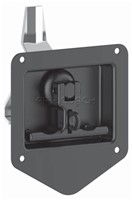 TRUCK TOOLBOX LOCK BLACK STEEL WITH PADLOCK DEVICE 262-6-2