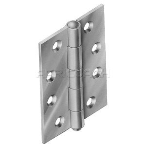 BUTT HINGE STAINLESS STEEL 100x75mm