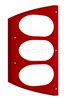 TAILLIGHT BOTTOM LENS ONLY FOR VOLVO 9400 B9 LH