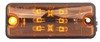 SIDE INDICATOR LIGHT AMBER 6 LED 100 x 40mm