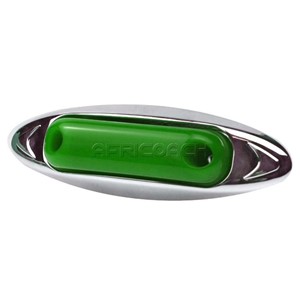 MARKER LIGHT LED 10-30V GREEN THICK TYPE