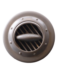 VENT ROUND GREY MAN 76-88mm
