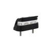NUMBER PLATE LIGHT 4 LED BLACK 78mm