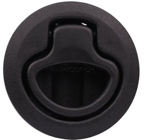 SLAM LOCK MINI ROUND BLACK PULL UP HANDLE