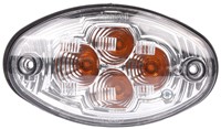 INDICATOR LIGHT FOR MARCOPOLO TORINO GRAN VIALE FRONT LED CLEAR LENS