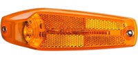 SIDE INDICATOR LIGHT AMBER TEARDROP SLIM