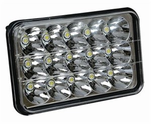 HEADLIGHT NEO INSERT RECTANGULAR 15 LED 168x108mm