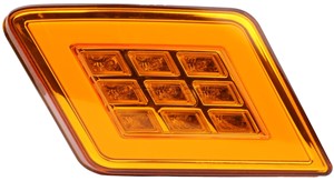 TAILLIGHT SQUARE AMBER LED UNIVERSAL RH