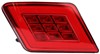 TAILLIGHT SQUARE RED LED UNIVERSAL RH